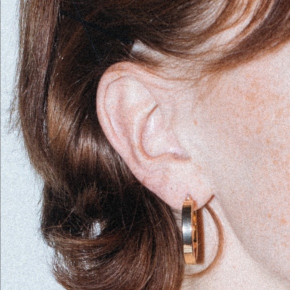 Brandy Melville Jewelry Brandy Melville Thick Gold Hoop Earrings